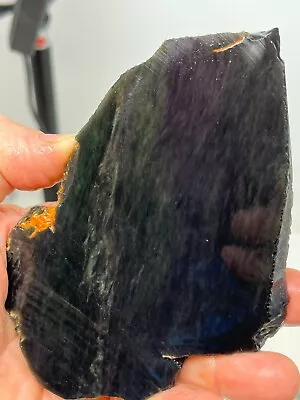 Velvet Aka Peacock Obsidian Slab Lapidary Cabbing Carving Chakra Reiki • $22