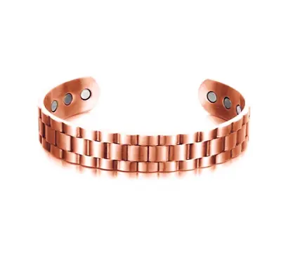 Mens Copper Magnetic Healing Bangle Carpal Tunnel Bracelet Arthritis Pain Relief • £6.99
