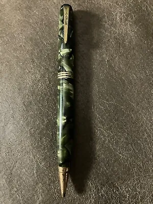 Vintage Parker Challenger? Marble Green Mechanical Pencil • $14.75