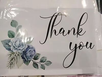 50 Pack Thank You Sympathy Cards Funeral Cards W Envelopes & Stickers Memorial • $17.98