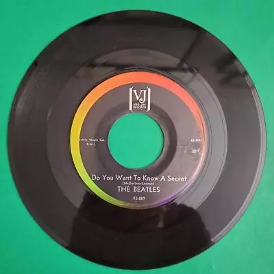 The Beatles Us 45 Vee Jay Vj 587 Do You Want To Know A Secret 587.02d • $25