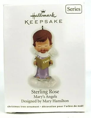 Hallmark Mary's Angels Sterling Rose 25th Twenty-fifth In Series 2012 • $9.62