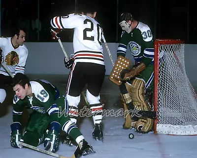 1968 Oakland Seals Vs Chicago Black Hawks Game Action 8 X 10 Photo Picture • $5.39