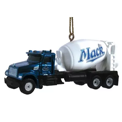 Mack Granite Mixer ~ First Gear Holiday Ornament 3  Long New IOB • $15.95