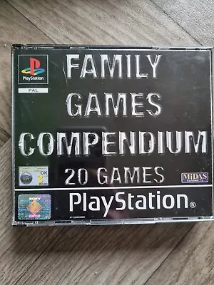 Family Games Compendium 20 Games  (Sony PlayStation 1 PS1 2001) • £6.98