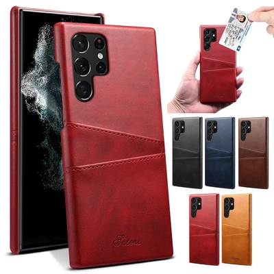 $8.79 • Buy For Samsung Galaxy S22 S21 S20 S10 S9 S8 Case Leather Wallet Card Holder Cover
