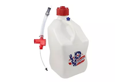 VP Racing Patriotic Square 5 Gallon Race Fuel Jug Gas Can + VP Trigger Hose • $75.99