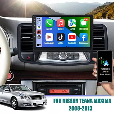 For Nissan Teana Maxima 2008-2013 Android 12 Car Stereo Carplay GPS Navi Radio • $156