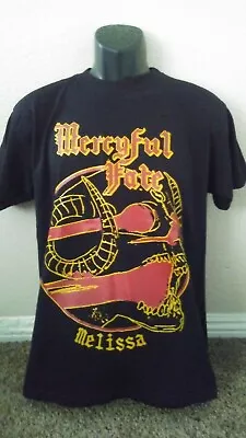 MERCYFUL FATE Melissa DOUBLE-SIDED MENS BLACK T-SHIRT - SIZE XL - Metal Band • $11.98