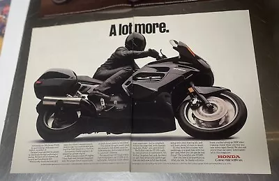 1991 Honda ST1100 Motorcycle Photo  You Get A Lot More  2-page Vintage Print Ad • $8