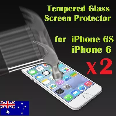 Scratch Resist Tempered Glass Screen Protector LCD Film Guard For IPhone 6 / 6S • $7.79