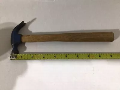 Vintage Small Claw Hammer 9” X 3” Blue Head 4.2oz. Jewelers/Childs Hammer • $25