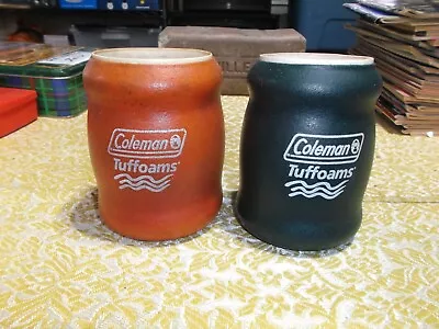 2 Vintage Coleman Tuffoams Insulated Beer Soda Can Coozie Koozie Beverage Cooler • $12.50