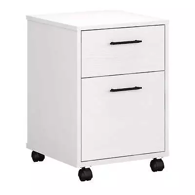 Key West Mobile File Cabinet 2 Drawer Pure White Oak • $166.25