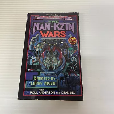 The Man Kzin Wars Science Fiction Paperback Book By Larry Niven Baen Books 2006 • $12.99