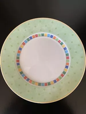 Set Of 4 Twist Alea Verde By Villeroy & Boch Dinner Plate 10-3/4” • $78