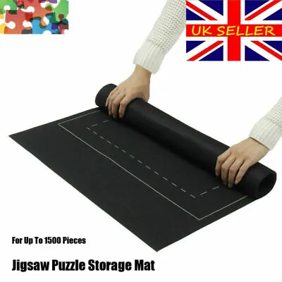 £6.66 • Buy Special Offer Jigsaw Puzzle Storage Mat Roll Up Puzzle Felt Storage Pad 1500p