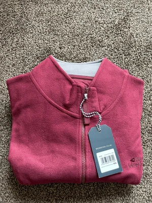 £10 • Buy Weird Fish Antique Cherry Welland Full Zip Micro Fleece 4xl