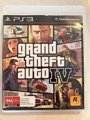 Grand Theft Auto IV PS3 (PlayStation 3 2008) PAL With Manual MINT • $8.91