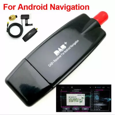 Digital Car Radio DAB Box For Android Navigation USB Car Radio Antenna Tuner • £25.20