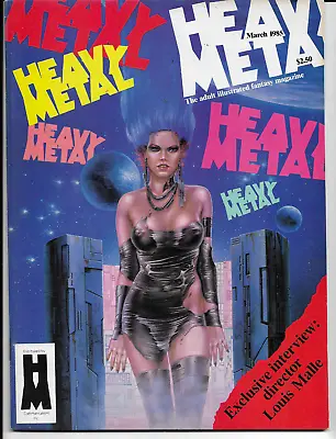 HEAVY METAL - Vol. VIII #12 (March 1985) [Fantasy Magazine] ROYO Cover • £8.50