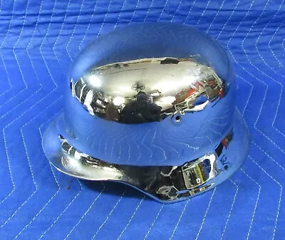 Vintage Chrome 64 German Motorcycle Helmet Chopper Harley Panhead • $150