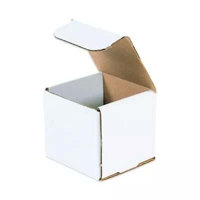 4x4x4 Shipping Boxes Small 50-Pack Heavy Duty Corrugated Cardboard Boxes For ... • $44.49