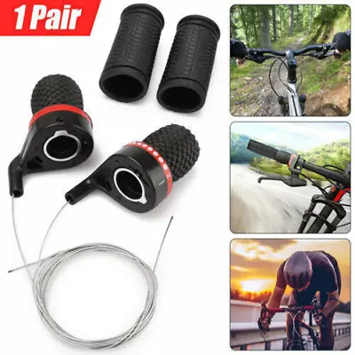 2Pcs 3x7 MTB Bike 21 Speed Shifter Mountain Road Bicycle Brake Shift Levers Set • $9.49