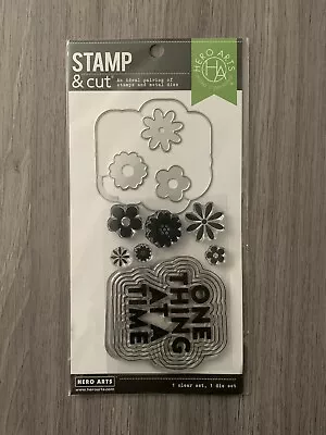 Hero Arts Stamp & Cut Clear Stamp & Die Set - DC277 One Thing At A Time • £0.99