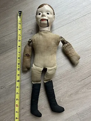 Vintage Early Charlie McCarthy Ventriloquist Doll - Pull String For Mouth • $59.85