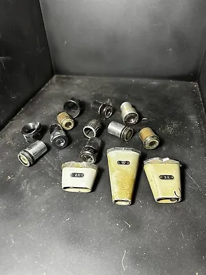 Vintage AO AMERICAN OPTICS Microscope Lins Parts Set Of 14 PCs (z43) • $250