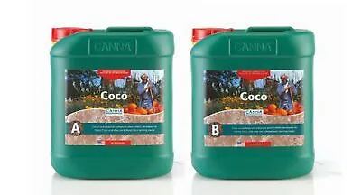 5 Liter -canna Coco - Part A And B - Veg And Bloom Nutrient • £64.05