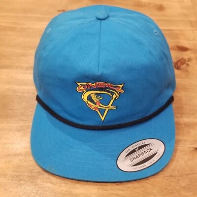$14.93 • Buy O'Neil Hat Cap Snap BAck Blue Rope Trucker One Size Surf Surfer Adjustable