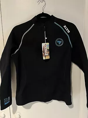 NWT 2x ZCCO Wetsuit Top Women's 1.5mm Neoprene Jacket Zipper L/S RUNS SMALL • $19.99