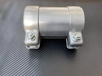 £14.95 • Buy 64mm Heavy Duty Stainless Steel 2.5  Exhaust Clamp Joiner Connector Repair Pipe