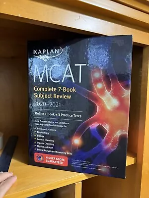 Kaplan MCAT Complete 7-Book Subject Review 2020-2021 (All 7 Books Included) • $24.99