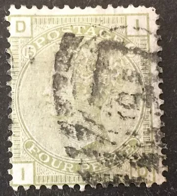 GB Queen Victoria 1877 VFU 4d Stamp (SG 153 Plate 15) LH • $1.23