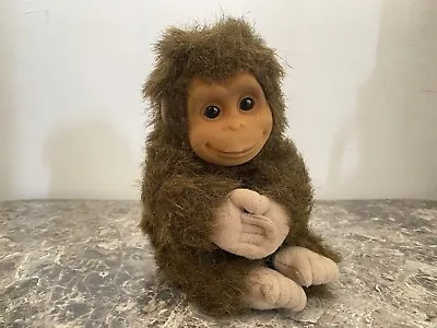 Vintage 1994 Hosung Hand Puppet 14” Baby Monkey Chimpanzee Plush Figure Toy • $14.95