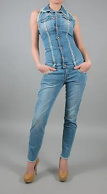 $29.99 • Buy MET In Jeans Bessy Sleeveless Slim-fitting Jumpsuit W/rihinestones/studs