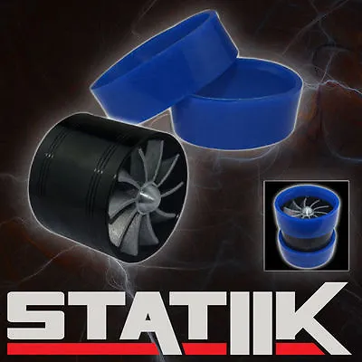 Air Intake Fan Supercharger Turbo Gas Fuel Vortex Kit Saver S1 • $8.95