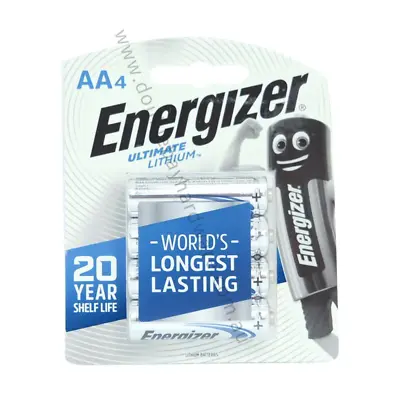 Energizer Ultimate Lithium Battery 1.5V 3Ah AA L91BP4T • $50.39