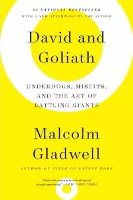 David And Goliath: Underdogs Misfits And The Art Of Battling Giants - GOOD • $3.78