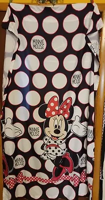 $15 • Buy 4-Pc Minnie Mouse Dots Curtain Window 2 Panels & 2 Tiebacks  W 41.25 X 65 L 
