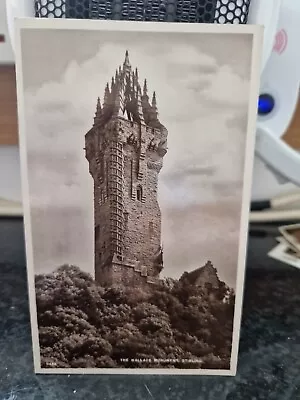 Wallace Monument Stirling Sepia Postcard Unposted By JB White • £1.25