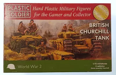 WW2V20017 1/72 Churchill Tank Plastic Soldier WW2 NEW In Box • £20.29