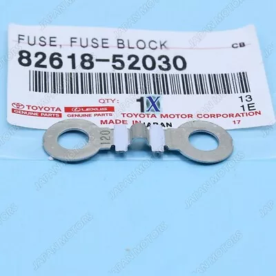 OEM TOYOTA New Genuine 120 Amp Main Fuse Fuse Block Band Fuse 82618-52030 • $12.40