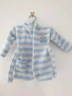 George Baby Boy Dressing Gown 3-6 Months Winnie The Pooh • £1.49