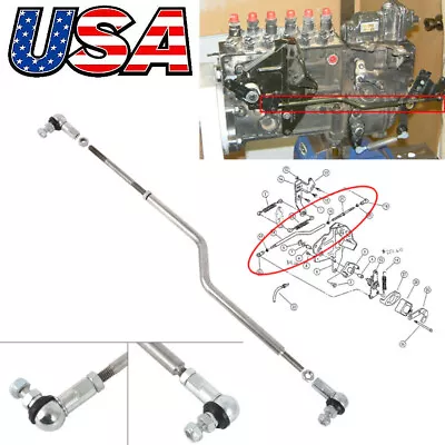 $50.99 • Buy FITS Dodge Ram 12v Cummins P7100 Accelerator Throttle Body Linkage Rod + Ends US