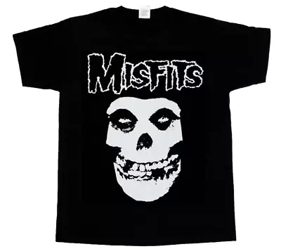 Misfits Skull Horror Punk Death Metal New Black Short Long Sleeve T-shirt • $6.99