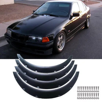 For 3 Series E36 4.5  110mm Car Fender Flares Extra Wide Body Kit Wheel Arches • $69.23